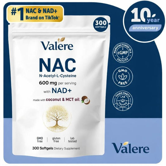 NAC 600 Mg & NAD Daily Supplement