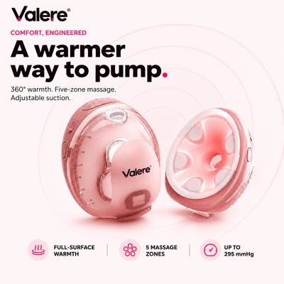 Heated Wearable Breast Pump