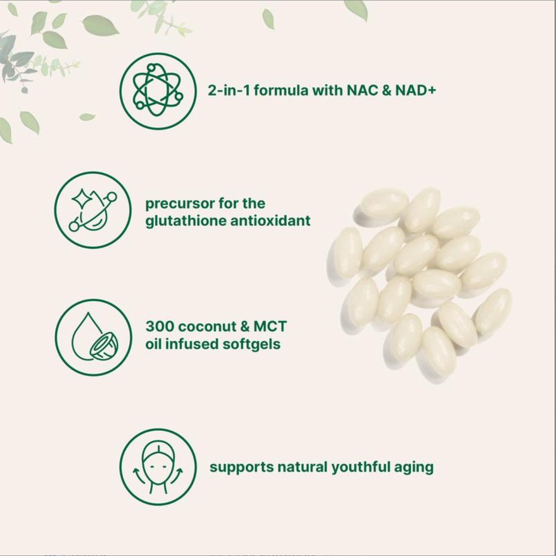 NAC 600 Mg & NAD Daily Supplement