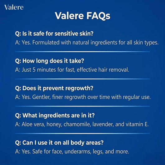 Valere Gentle Depilatory Cream