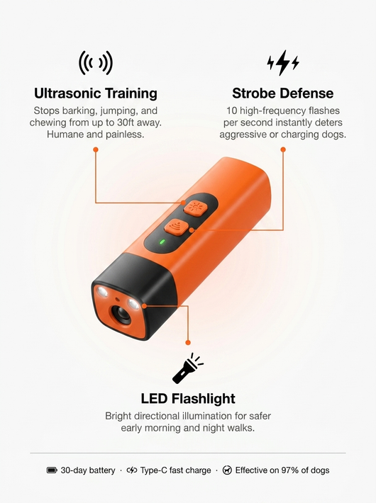 Ultrasonic Dog Bark Control Device